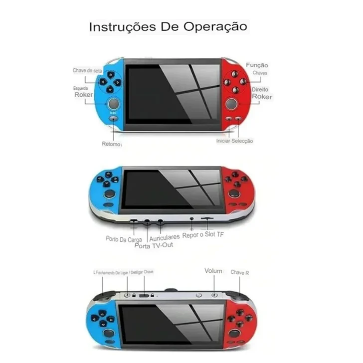 PSP HD 5.1 polegadas mais de 10.000 jogos Retro Portatil ENVIO NO MESMO DIA