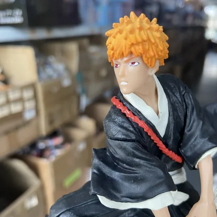 Anime Action Figure Brinquedos Modelo Colecionáveis, BLEACH, Hitsugaya, Toushirou, Mini Boneca, Brinquedos, Bonecas Japonesas, Kenpachi, Kurosaki Ichigo, 18,5 cm