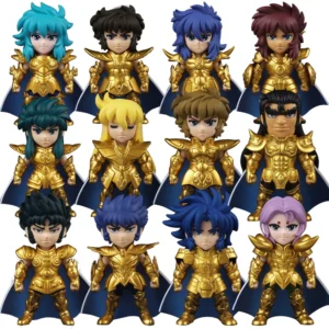 Caixa cega Saint Seiya Artliized, Caixa Tamashi, Coleção Gold Saints, Modelo de Decoração, Decoração de Mesa, Toy Hobbies, 11cm, 12Pcs Set
