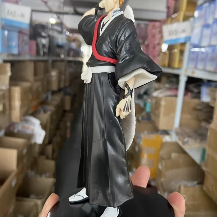 Anime Action Figure Brinquedos Modelo Colecionáveis, BLEACH, Hitsugaya, Toushirou, Mini Boneca, Brinquedos, Bonecas Japonesas, Kenpachi, Kurosaki Ichigo, 18,5 cm