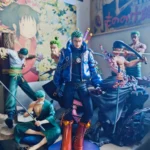 One Piece Anime PVC Action Figures, Egghead Zoro Figure, Modelo de Coleção, Brinquedos Presentes, 9.44in, 24cm