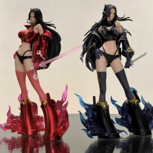 27cm nova uma peça boa·hancock dois tons luta gk menina ver figura pvc anime brinquedo de ação jogo modelo colecionável boneca crianças presentes