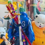 One Piece Anime PVC Action Figures, Egghead Zoro Figure, Modelo de Coleção, Brinquedos Presentes, 9.44in, 24cm