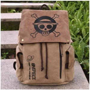 Mochila Periférica Naruto Anime, Bolsa de Lona, Estudantes do Ensino Fundamental e Secundário, The New One Piece, Presentes