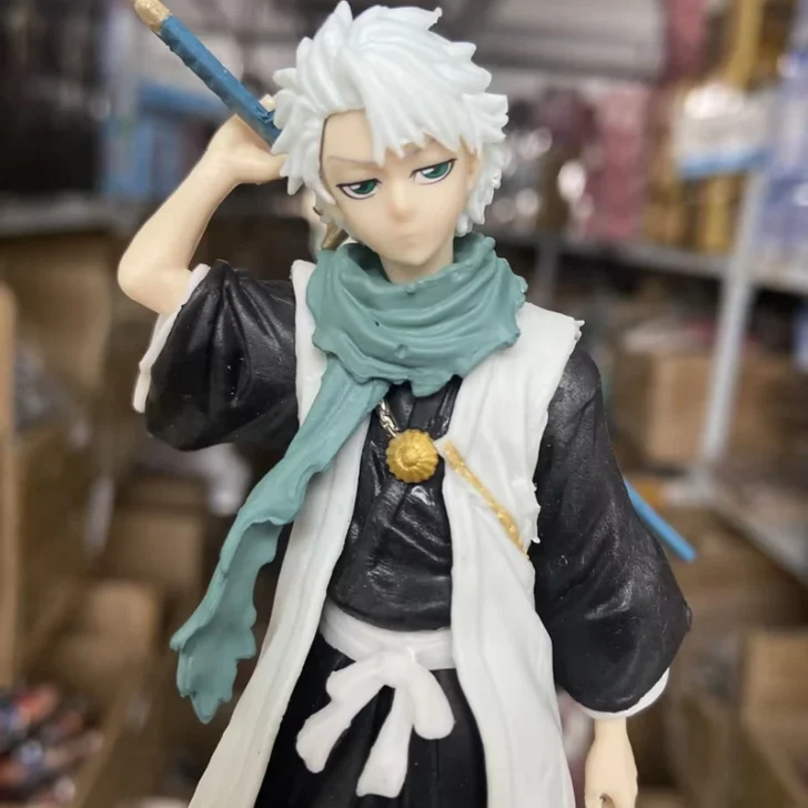 Anime Action Figure Brinquedos Modelo Colecionáveis, BLEACH, Hitsugaya, Toushirou, Mini Boneca, Brinquedos, Bonecas Japonesas, Kenpachi, Kurosaki Ichigo, 18,5 cm