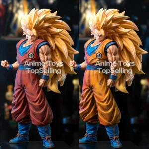 11.8in/30cm anime dragon ball z figura ssj3 goku figura pvc super saiyan estátua 3 gokou modelo colecionável brinquedos presentes