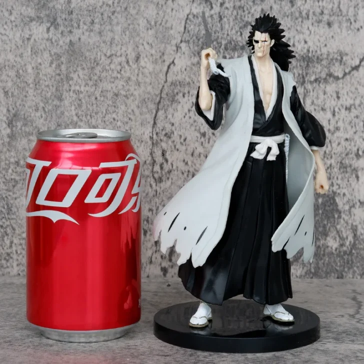 Anime Action Figure Brinquedos Modelo Colecionáveis, BLEACH, Hitsugaya, Toushirou, Mini Boneca, Brinquedos, Bonecas Japonesas, Kenpachi, Kurosaki Ichigo, 18,5 cm