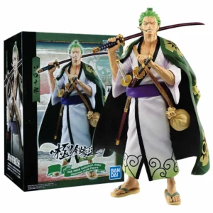 Figura Zoro One Piece Roronoa, Kyoku no Kengou, Modelo Juurou Wano Tachi Masterlise, Brinquedo Anime, Coleção Presente, 26cm