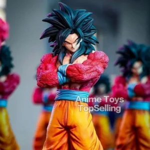 Anime Dragon Ball Figura Super Saiyan 4 Son Goku Estátua Coleção PVC Modelo Brinquedos Presentes