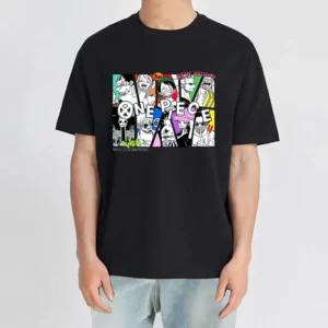 T-shirt de anime luffy masculina, camisa de manga japonesa, tops de manga curta, roupa casual, uma peça, Nami, verão