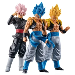 Dragon Ball Z Anime Action Figure, Super Saiyan, Son Goku, Gogeta, Prata, Modelo Colecionável em PVC, Enfeites de Bonecas, Brinquedos, Presentes